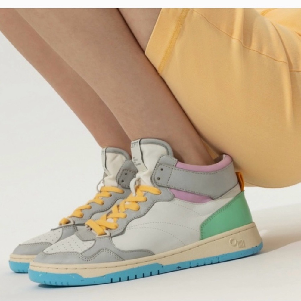 Oncept Philly High-Top Sneakers in Coastal/Multi Size 7